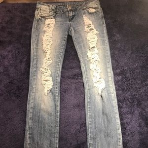 Blue asphalt jeans size 5